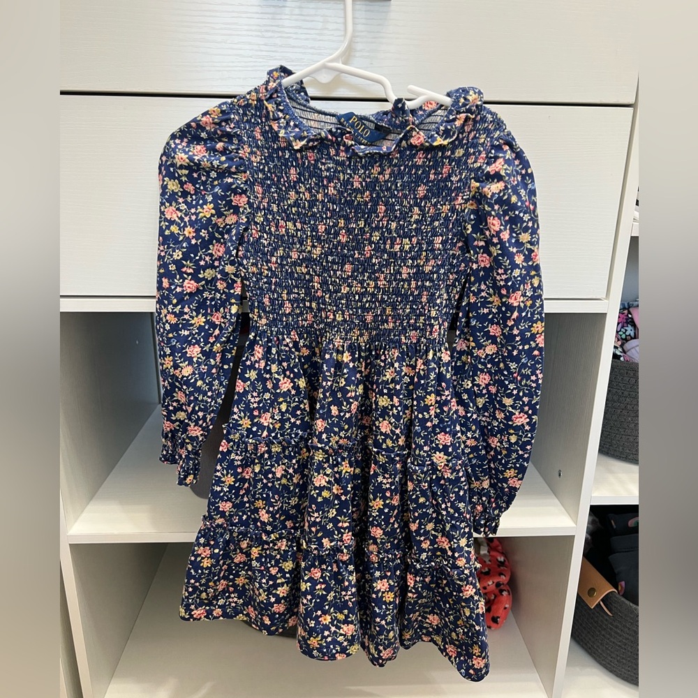 Floral Navy Kids Dress